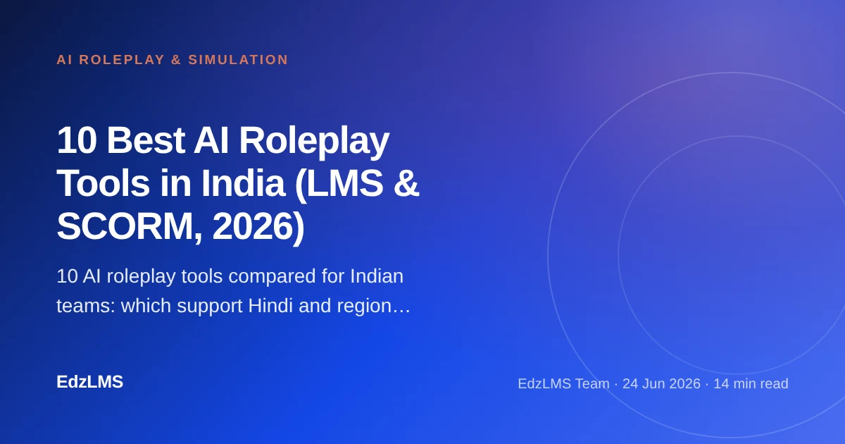 10 Best AI Roleplay Tools in India for Corporate Training (2026)