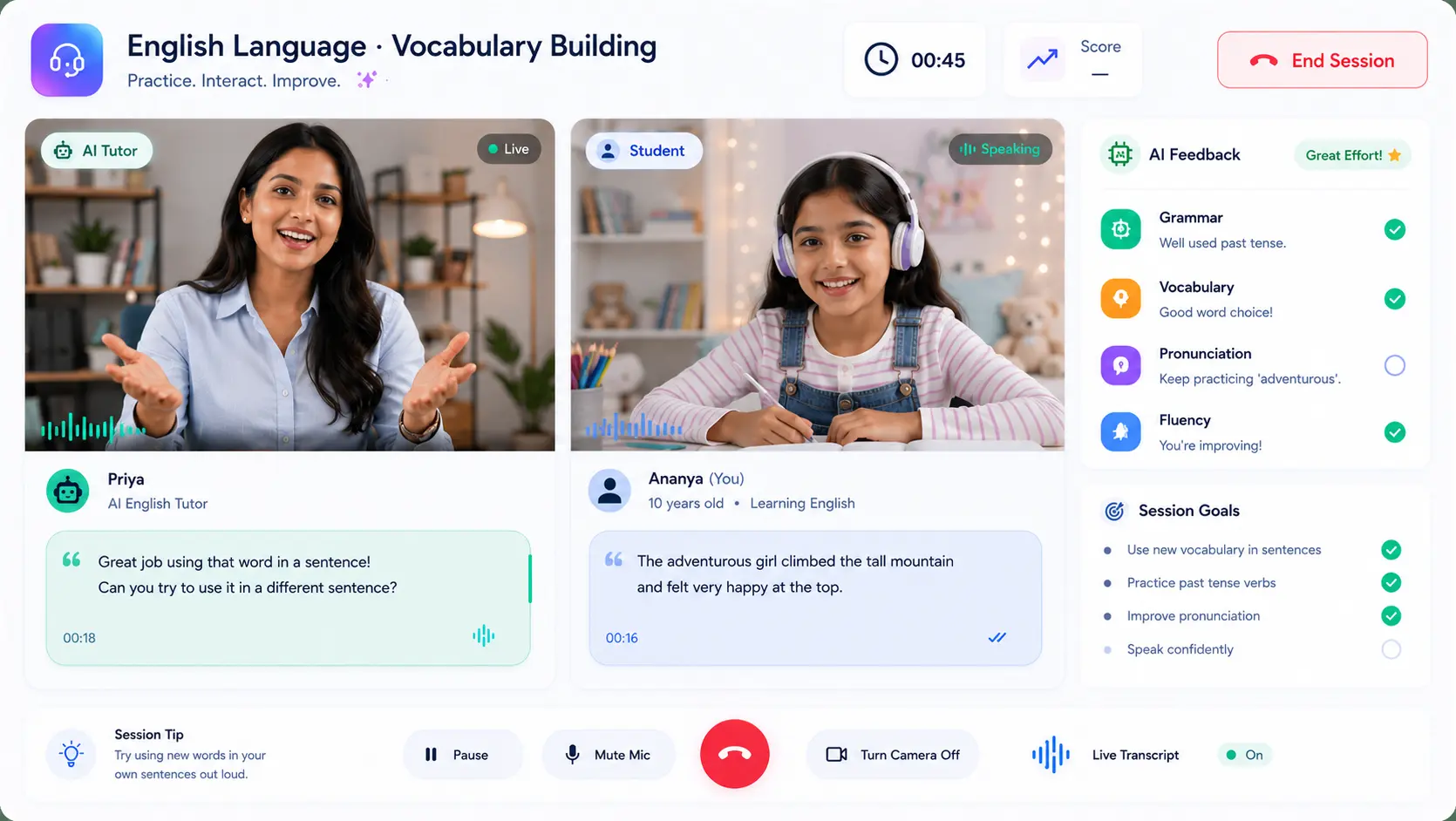 AI Tutor study companion